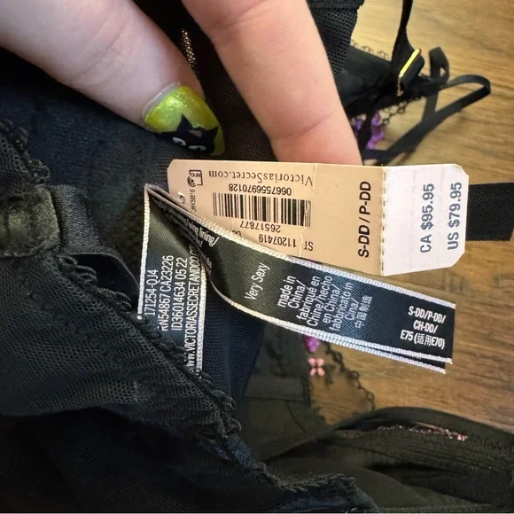 Victoria’s Secret (NWT) Very sexy floral embroidered corset lingerie top - Picture 8 of 8